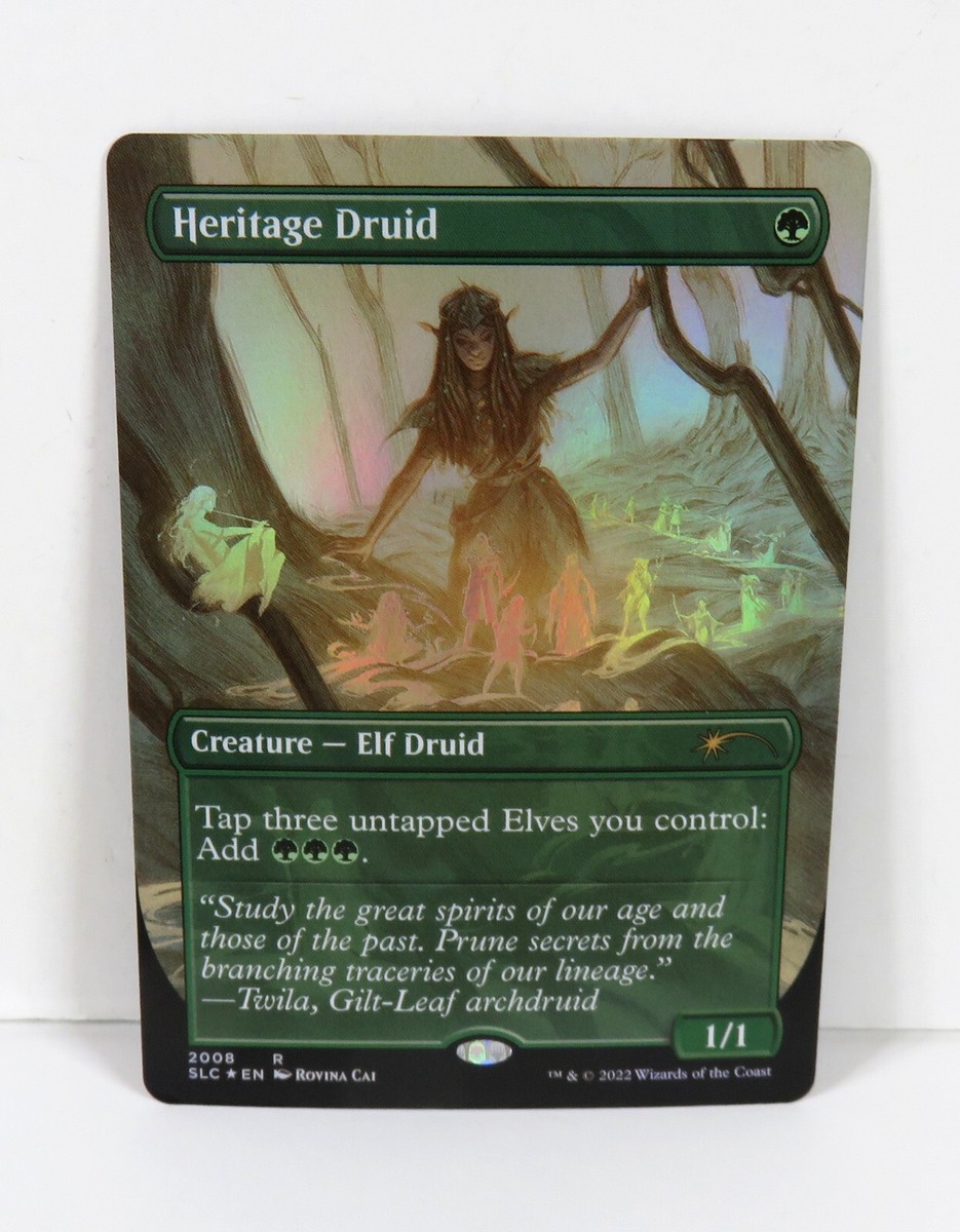 MTG Secret Lair 30TH Countdown Heritage Druid FOIL NM Unplayed | eBay