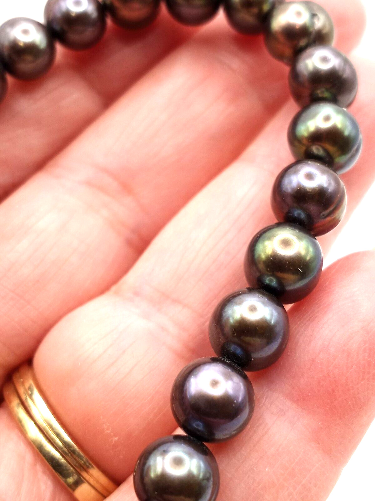 Beautiful Hematite Small Statement Necklace with … - image 13