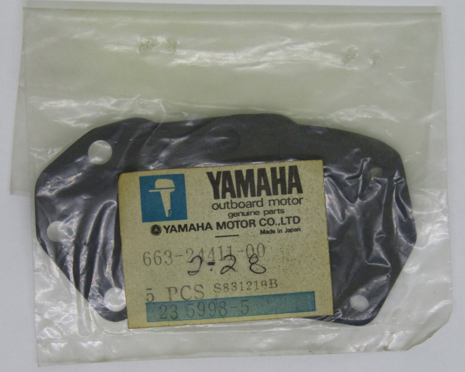 New Yamaha Genuine Parts OEM Fuel Pump Diaphragm Lot of 4 Part No. 663 ...