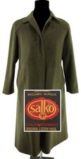 Salko Women's Austrian Original Loden Tirol Green Alpaca Baur Top Over Coat XL
