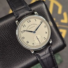 MINT A. LANGE & SOHNE 1815 235.026 38.5MM WHITE GOLD SILVER DIAL B&P 4