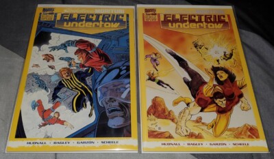 Strikeforce Morituri: Electric Undertow #1, 3, 4 (1990 Marvel Comics)