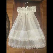 Christening vintage newborn dress.