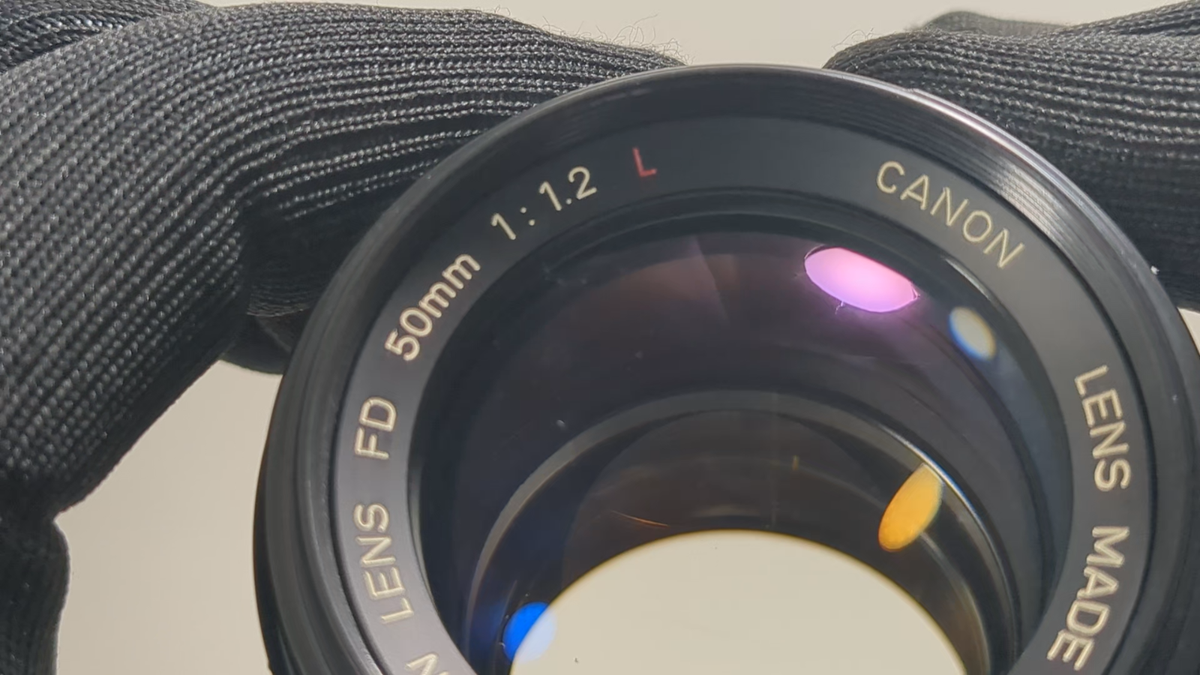 Canon New FD NFD 50mm f/1.2 L Near MINT MF Standard Lens Canon New FD NFD 50mm f/1.2 L Near MINT MF Standard Lens