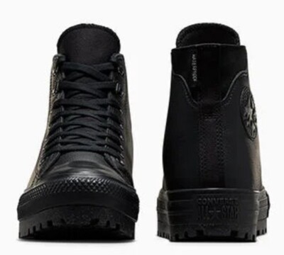 Converse Chuck Taylor All Star City Trek Mens 9 Black Leather Boots 160007C CONVERSE Chuck Taylor All Star City Trek Waterproof Boot  main image 3