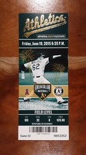 Albert Pujols Blasts Go-Ahead Gm-Winning Grand Slam 2015 Angels Athletics Ticket