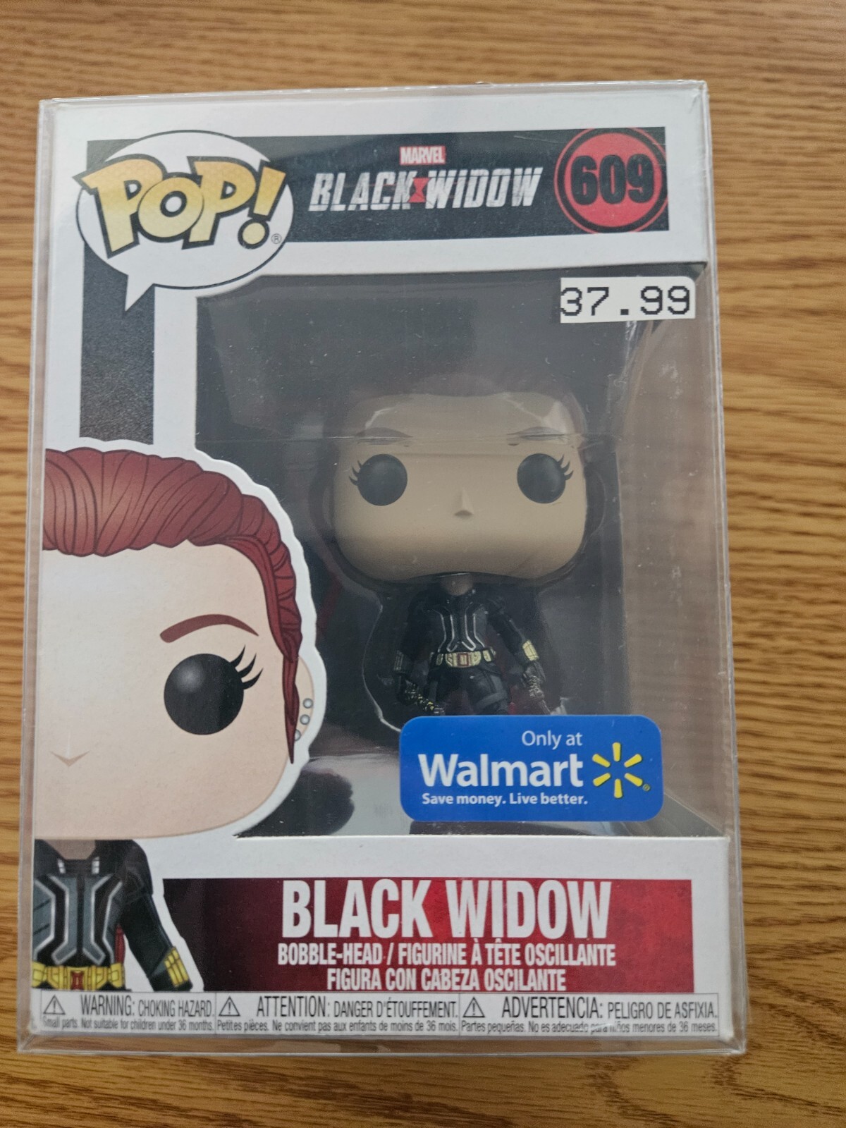 Funko Pop! Marvel Black Widow #609 Walmart Exclusive Vinyl Figure