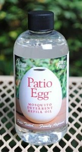 Patio Egg Refill 8 oz. Bottle Mosquito Deterrent Refill Oil By Scent