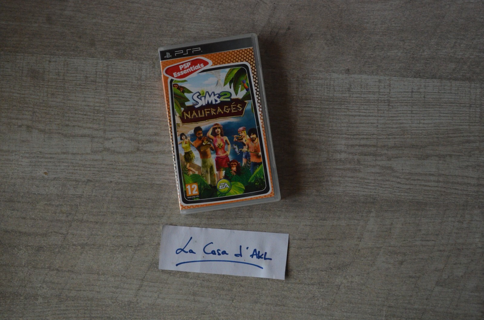 Les Sims 2 Naufragés sans notice sur Playstation Portable - PSP FR TBE