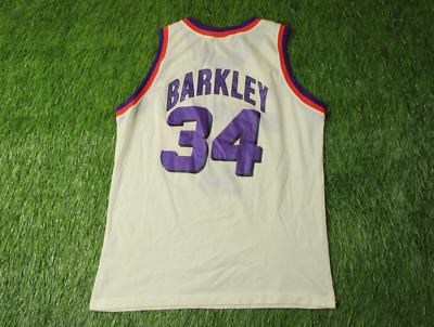 PHOENIX SUNS # 34 BARKLEY VINTAGE 90'S BASKETBALL SHIRT JERSEY