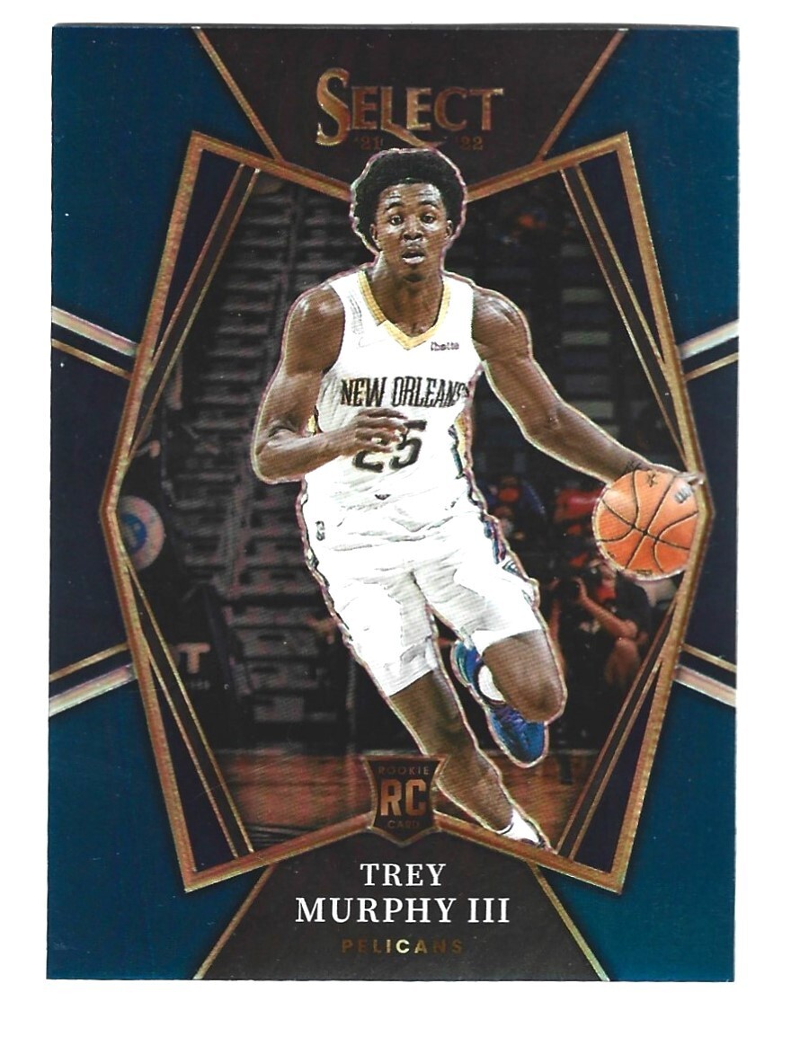 2021-22 PANINI SELECT BLUE PRIZM #151 TREY MURPHY PELICANS RC MINT L@@K