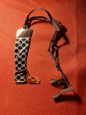 GUCCI GG Stiefel Motiv Christmas Ornament Charm Excellent