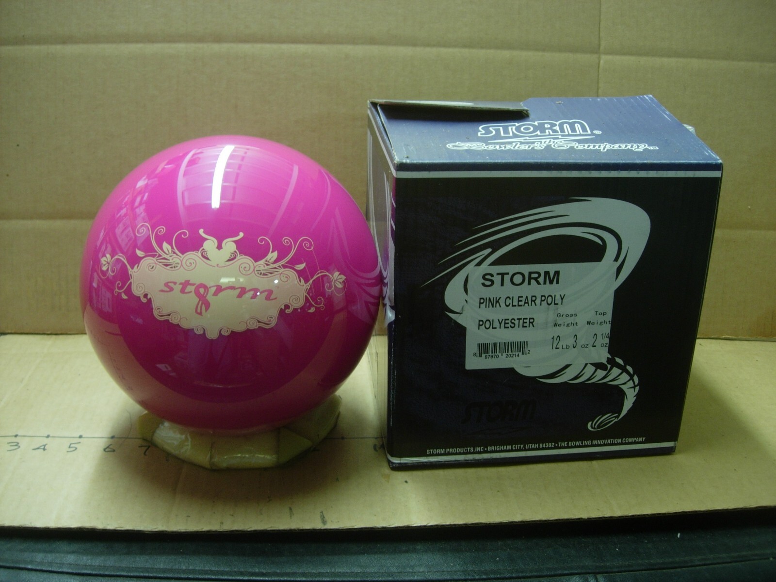 12 3oz TW 21/4 NIB 2014 Storm PINK CLEAR POLY Bowling Ball eBay