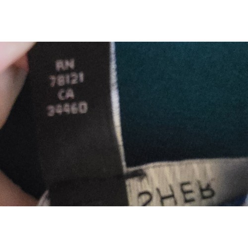 Eileen Fisher Woman Dress Womens 2XL Teal Blue Stretch Elbow Sleeves Swing - Picture 4 of 6
