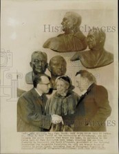 1958 Press Photo Jonas Salk, Eleanor Roosevelt, Basil O'Connor in Warm Springs