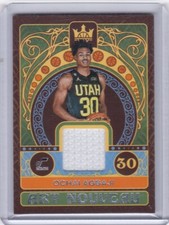 2022-23 Panini Court Kings Basketball Ochai Agbaji Art Nouveau Patch #AN-OAU