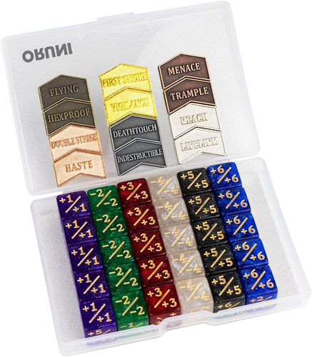 MTG Status Counters Tokens – Reversible Magic: The Gathering Game Markers +1/+1 - Picture 10 of 11