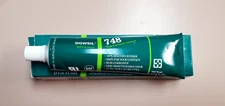 Dowsil 748 RTV Sealant,  100% Silicone, 3 Oz, Tube, White, Silicone Base