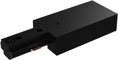 VEOLUX LIGHTING H TRACK LIVE END CONNECTOR TH29 IN BLACK NEW
