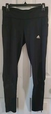 Adidas Own the Run Women's Size Medium Mid Rise Black Long Running Tights FS9832