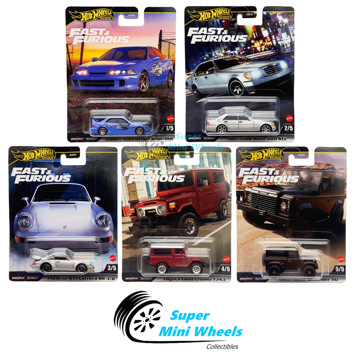 値下げ中！Hot Wheels Fast & Furious 豪華セット！ 1 set of Hot Wheels 1:64 Fast & Furious Premium 2025 L