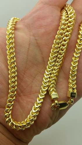 925 Sterling Silver 14k Gold Hollow 