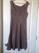 J.Crew beige dress in in silk taffeta - US 10, new