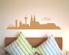 Wandtattoo Köln Skyline 25 Farben 9 Größen Wandaufkleber Wandsticker Sticker