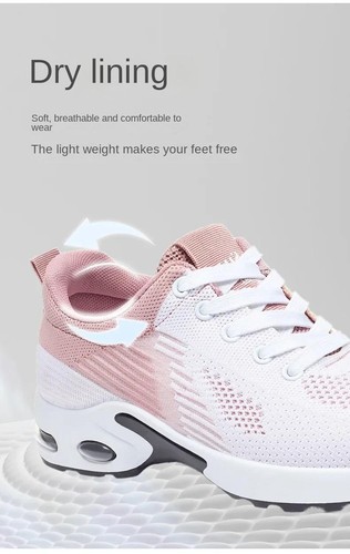 Outdoor Sports Training Shoes Breathable Lace-up Running Shoes for Women Sneaker - Picture 20 of 26