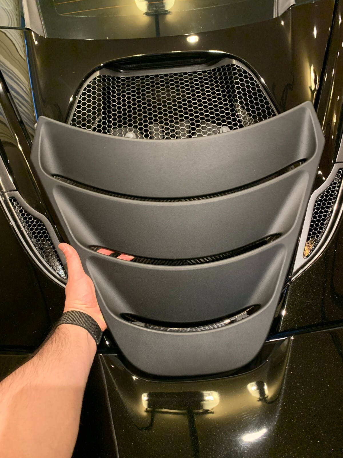 Mclaren 720S OEM Rear Engine Bay Cover Deck Lid Panel 