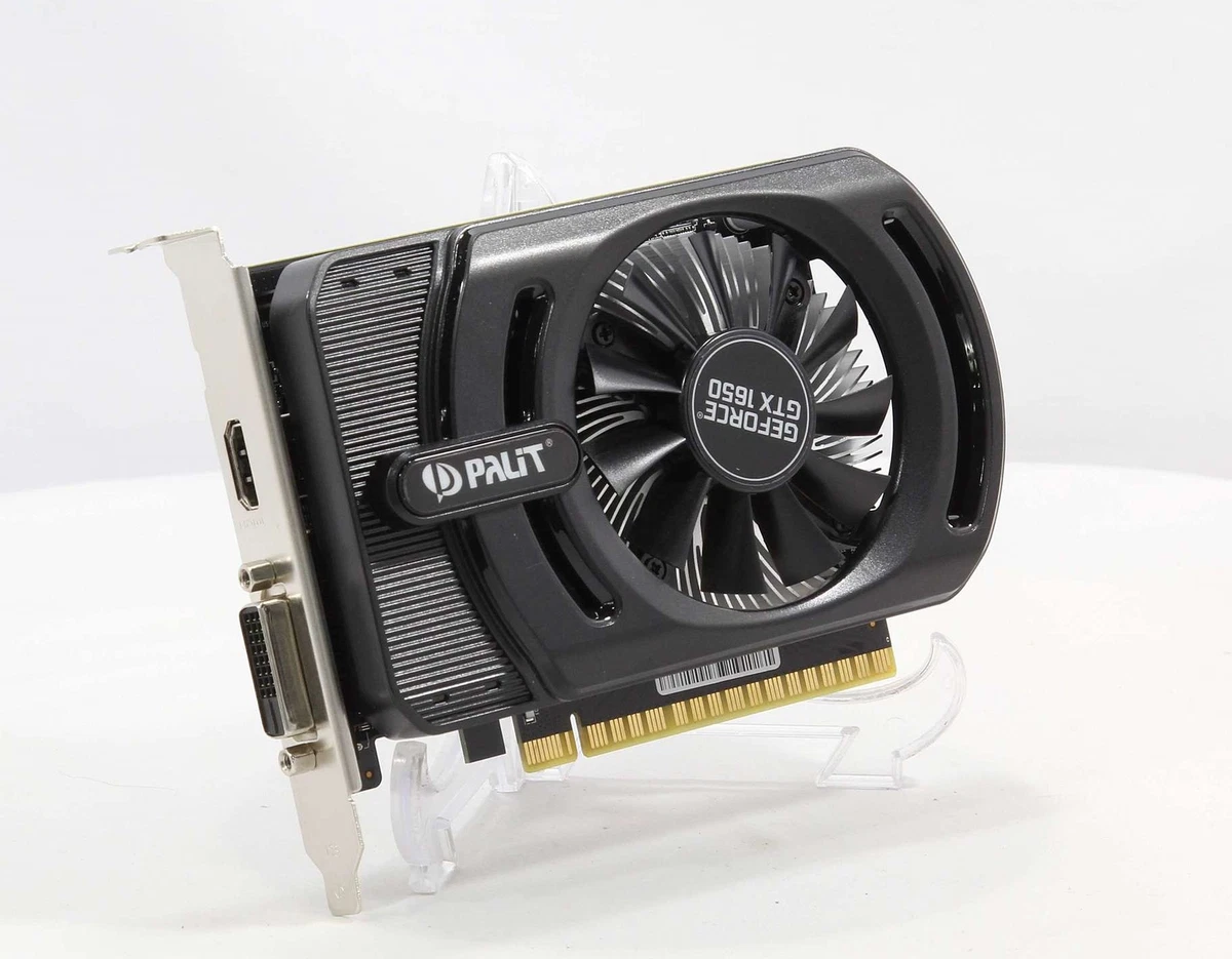 Palit GeForce GTX 1650 StormX GDDR5 Single Fan Graphics Card - 4GB