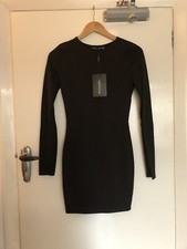 Pretty Little Thing 6 Black Mini Dress BNWT