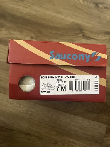 Saucony Boys Toddler Shoes Navy Blue Red - Picture 6 of 7