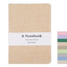 Linen Journal Notebook, 256 Pages 100 Gsm B6  5x7  Hardcover Journals LightPink 