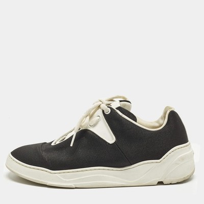 Dior Homme B17 Size 40 Black Leather and Mesh Lace Up Sneakers