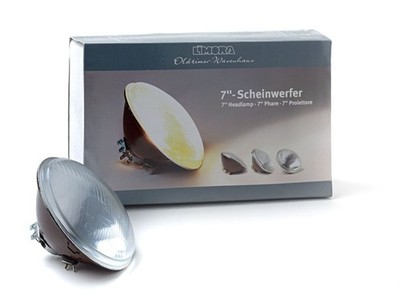 7 ZOLL RUNDE SCHEINWERFER HALOGEN UMBAUSATZ - PAAR MIT H4 GLÜHBIRNE & PILOT RHD