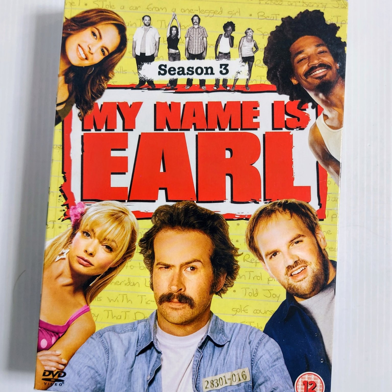 My Name Is Earl Season 3 DVD 2008 Jason Lee 4-Disc Set PAL Comedy TV Series