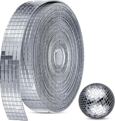 3000 Pcs Disco Ball Mirror Tiles Self Adhesive for Crafts 5 X 5 Mm Small Disco T