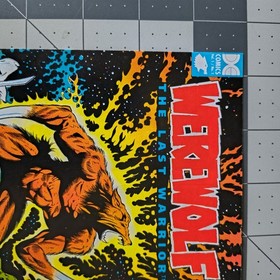 Werewolf The Last Warrior NES Promo Fold Out Mini Comic Nintendo Data East Ad