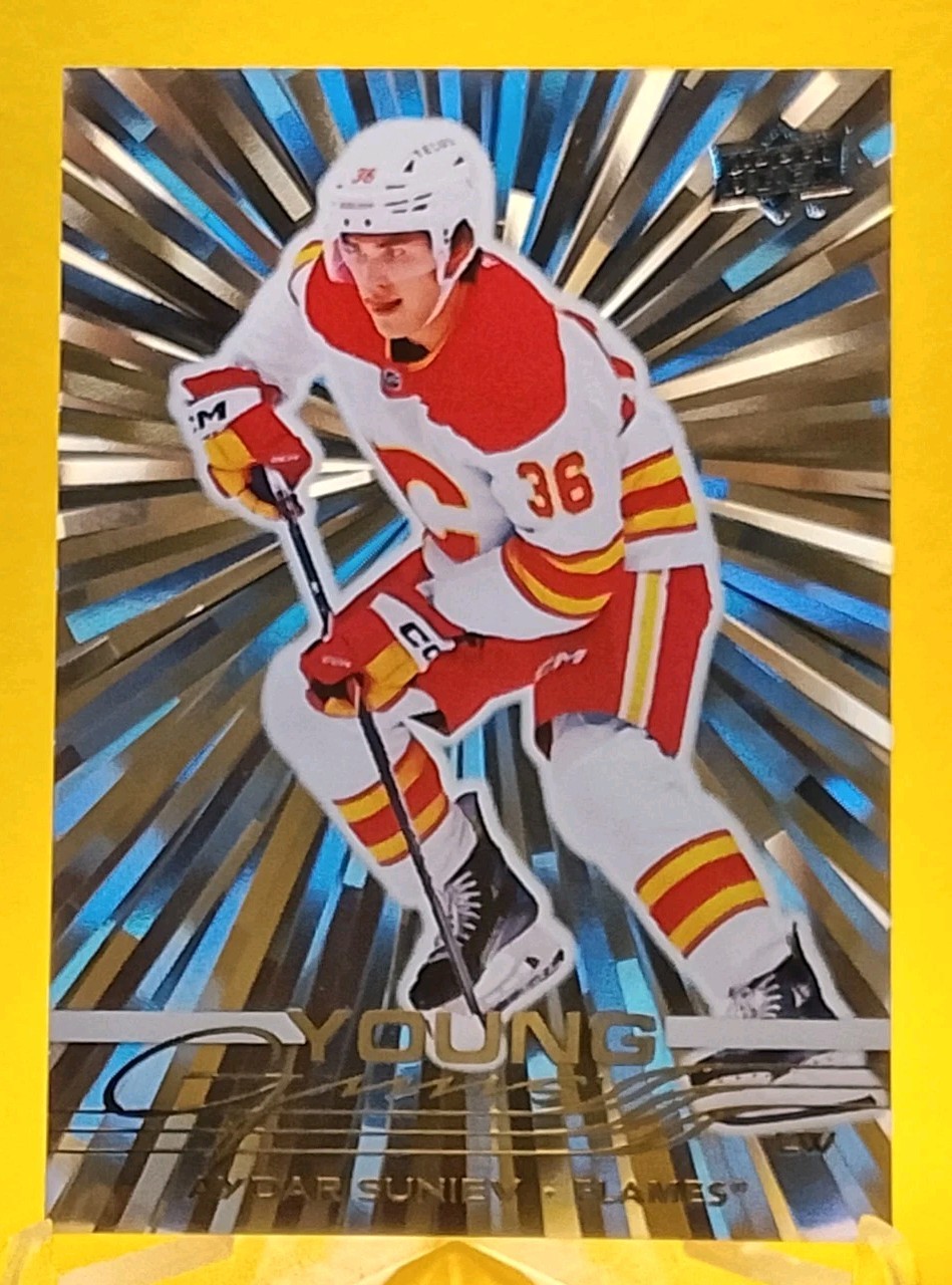 2025-26 Upper Deck Aydar Suniev Young Guns #478 OUTBURST Flames
