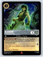  177 Aladdin - Created by the Vine - Rare 2026 Disney Lorcana Attack of the Vine