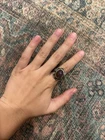 VINTAGE STERLING SILVER COMPARTMENT RING