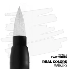 AK #RCM034 Real Colors Acrylic Marker Flat White