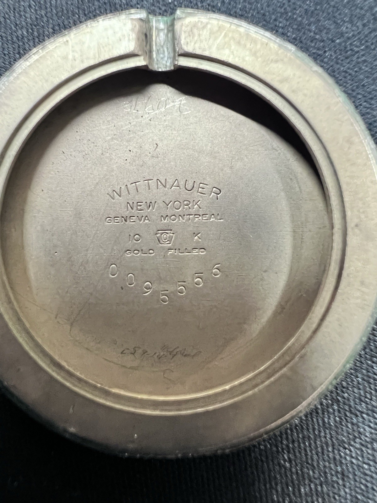 Vintage Wittnauer Pointer Day Date Rare. Comes With Spare Movement