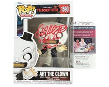 David Howard Thornton signed Funko Pop Art the Clown Terrifier