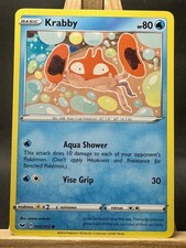 Krabby (042) Gioco di Carte Collezionabili Pokemon Comune Spada e Scudo Set Base 042/202 NM