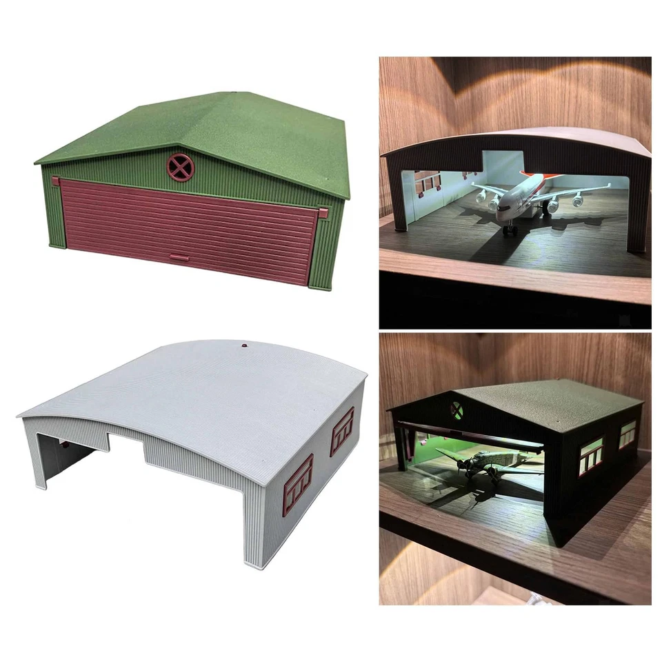 Hangar aeroportuale con porta compatibile per caccia o bombardiere in - Immagine 2 di 2