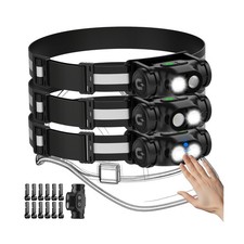 Rechargeable Headlamp 3PCS, High Lumens Bright Head Lamp Led wi... USA FAST SHIP