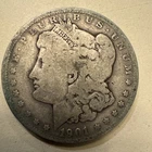 1901 morgan silver dollar