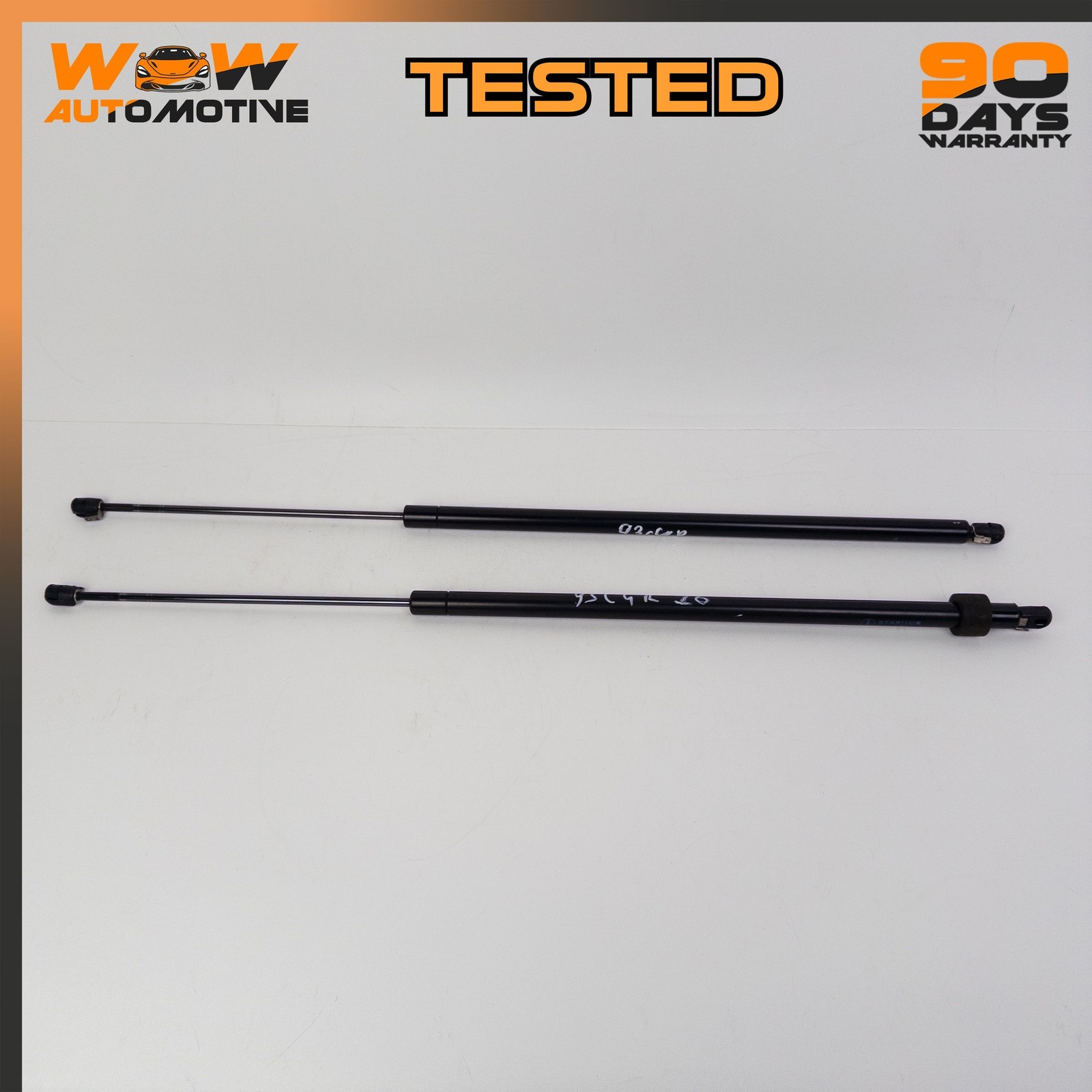 84-96 CHEVROLET CORVETTE C4 COUPE WINDOW LIFT SUPPORTS SHOCK STRUT SET OEM